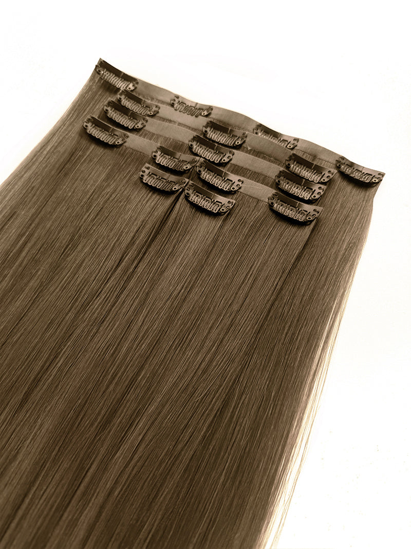 Neutral Brown Invisible Clip-Ins