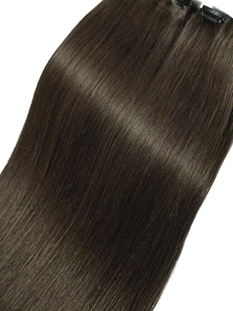 Mocha Brown Invisible Clip-Ins