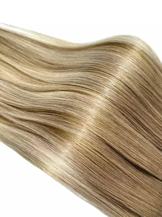 Sunkissed Blonde Balayage Invisible Clip-Ins